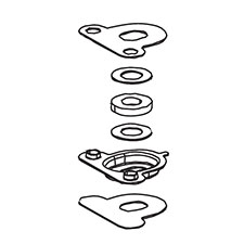 Milwaukee 45-06-1030 Oil Cover Assy KIT/6278-20