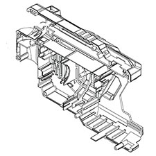 Milwaukee 45-60-0820 Motor Housing Support