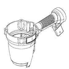 Porter Cable 9R194937 Frame Overmold