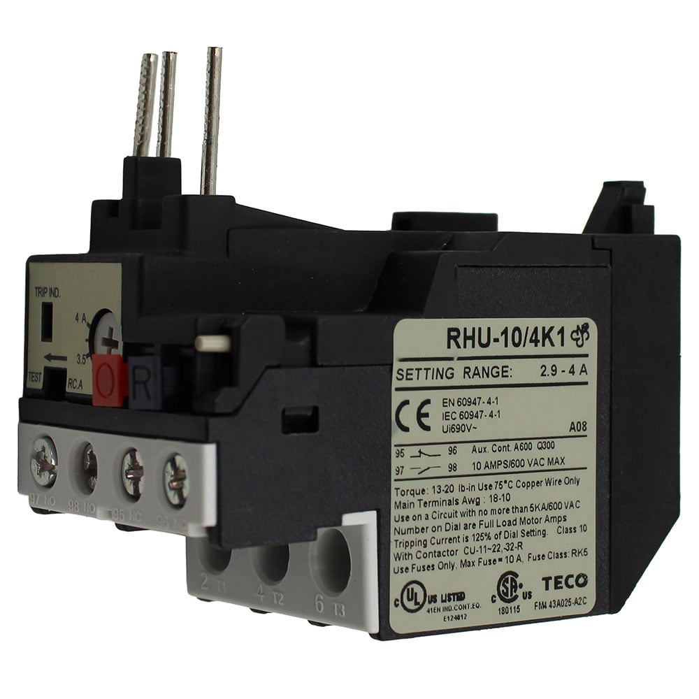 Powermatic PM9-WB43-816A Overload Relay (for 460V)
