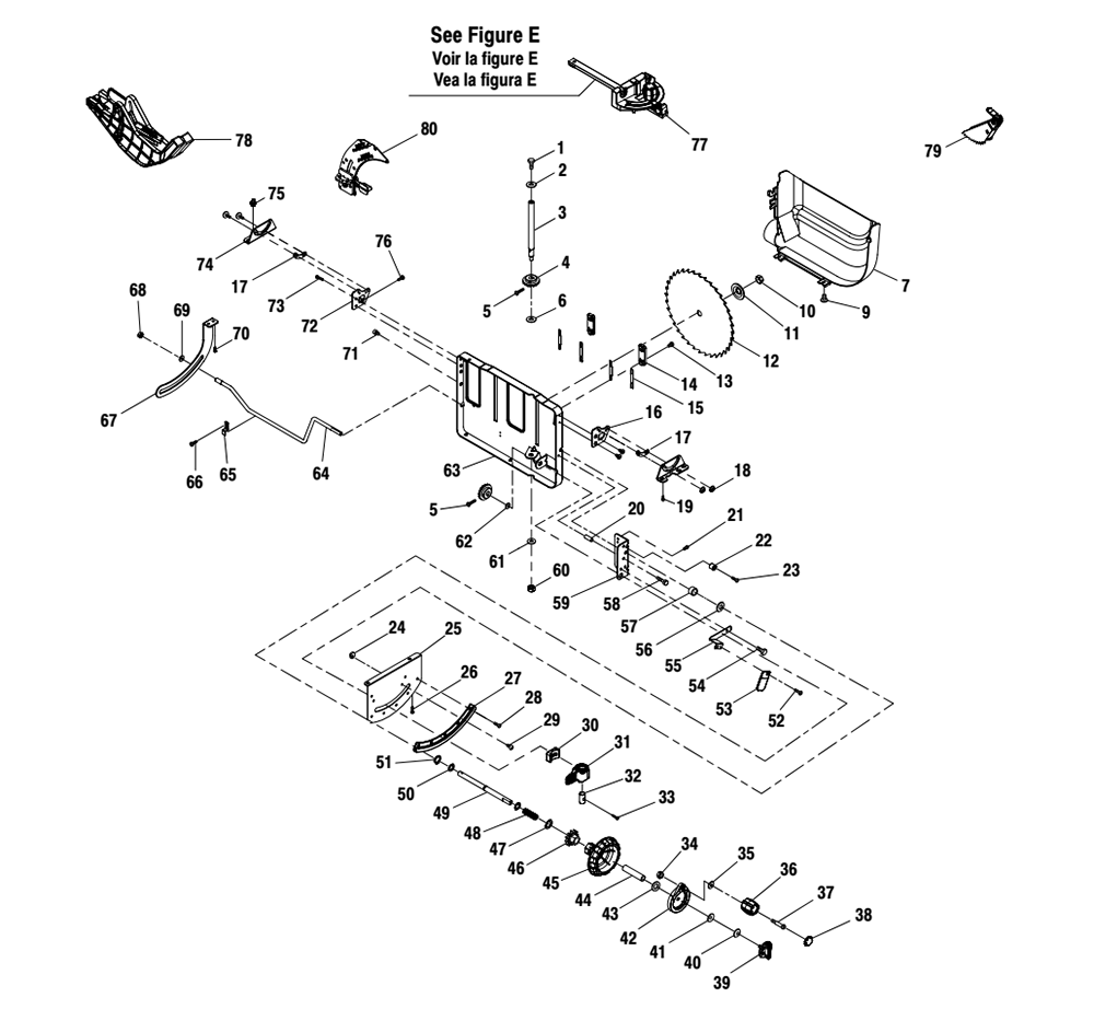 Ridgid Table Saw Diagram 