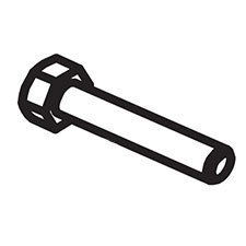 Ridgid 000999133062 Bolt (M8 X 42 Mm, Hex Hd)