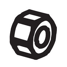 Ridgid 079027009005 Hex Nut (M8)