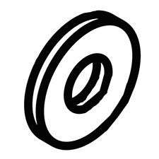 Ridgid 079071001068 Washer (OD10 X ID42 X t12)