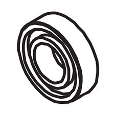 Ridgid 089006017086 Ball Bearing (608LLU)