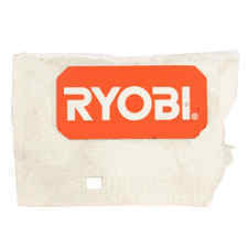 Ridgid 089230100905 Arbor Cover Label Ryobi Logo