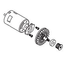 Ridgid 230049013 Motor Ass
