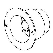 Ridgid 290400016 Recepticle 120V 15 Amp Male in