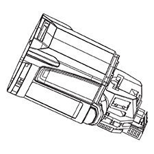 Ridgid 301699009 Assy Motor Housing W/ Labels