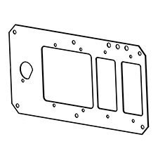 Ridgid 638700008 Panel Remote Receptacle Box E