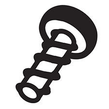 Ridgid 660367004 "screw St 6X19 Ph T15/L = 1/2"""