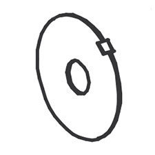 Ridgid 671771001 WASHER,65Mn OD30XID8XL0.5