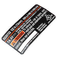 Ridgid 940237112 Label,data  (R830153)
