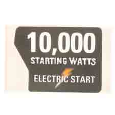 Ridgid 940686044 Label Watts 10,000 RD8000