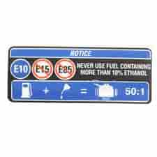 Ryobi 941790001 Label Warning Fuel Tank