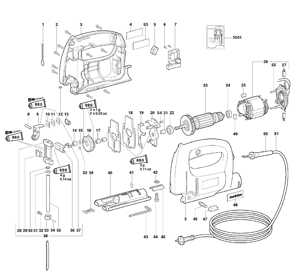 Buy Metabo ST50(04000420) Replacement Tool Parts Metabo ST50