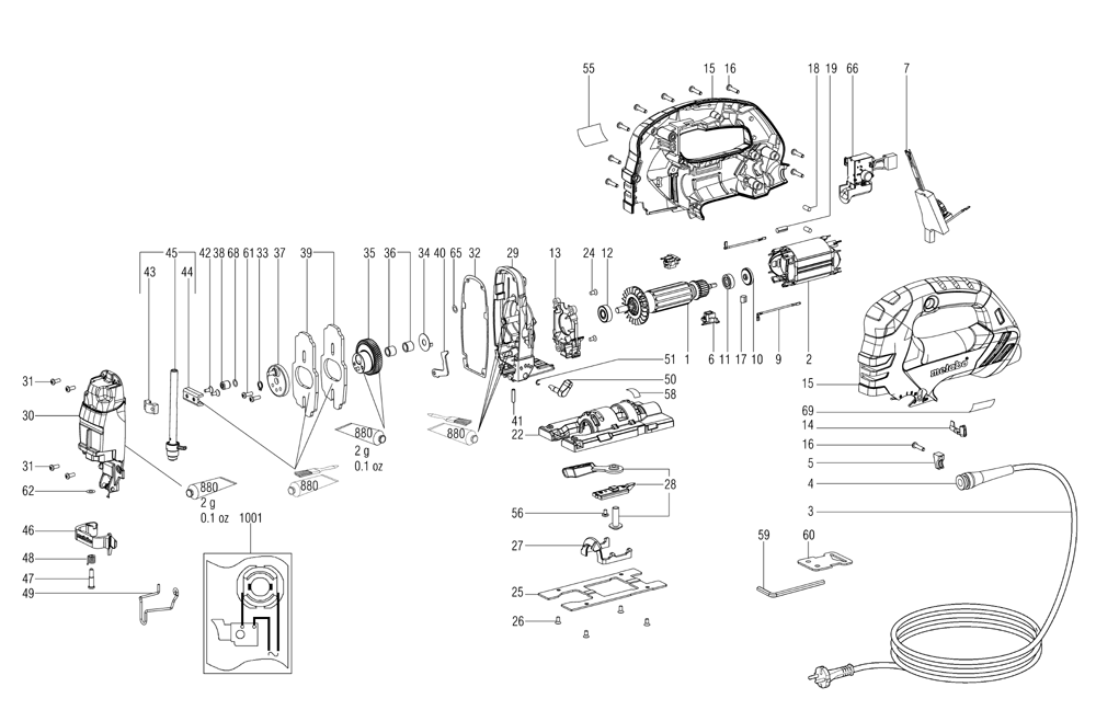 Buy Metabo STEB140(01402420) Replacement Tool Parts Metabo STEB140