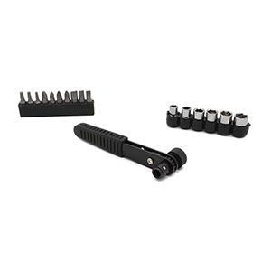 Superior Steel BS17B BS17B 17-Piece Mini Ratchet Dual-Head Screwdriver Set