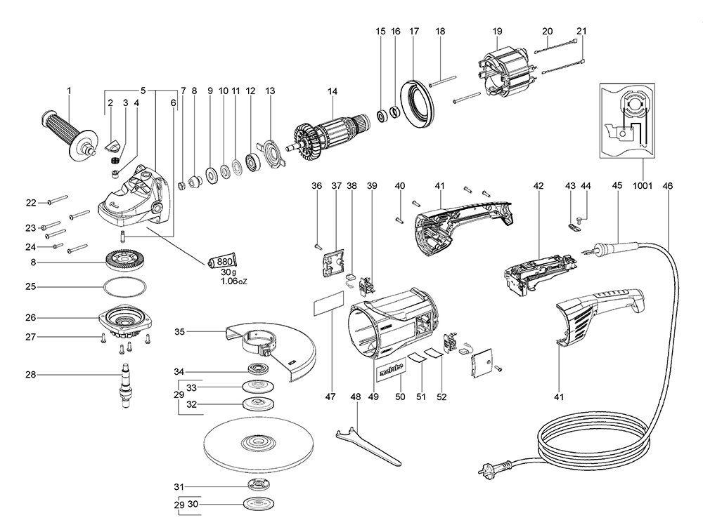 Metabo W2000-(06418420) Parts List | Metabo W2000-(06418420) Repair